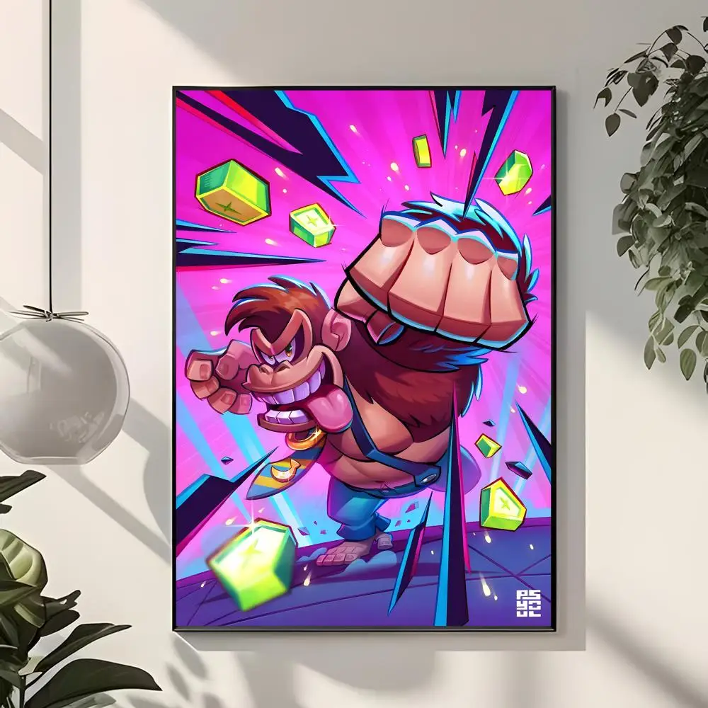 Game-Plattformer D-Donkey Kong Poster – Klassisches Wohninterieur & Moderne Wanddekoration, Kunstkollektion – Detail 14