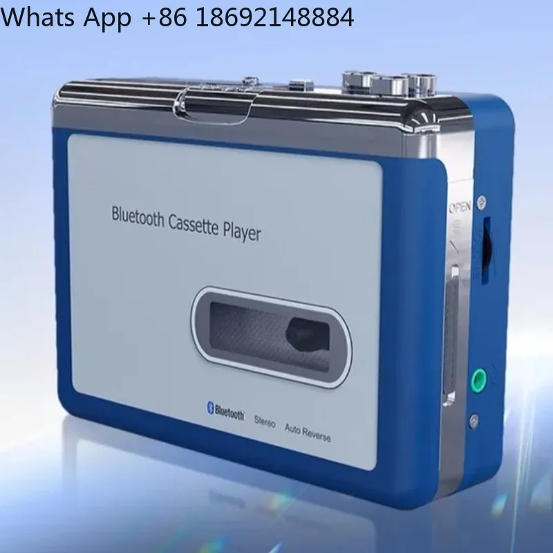 Bluetooth Cassette Player Tape Machine with Automatic Flip Function for Walkman Creative Gifts