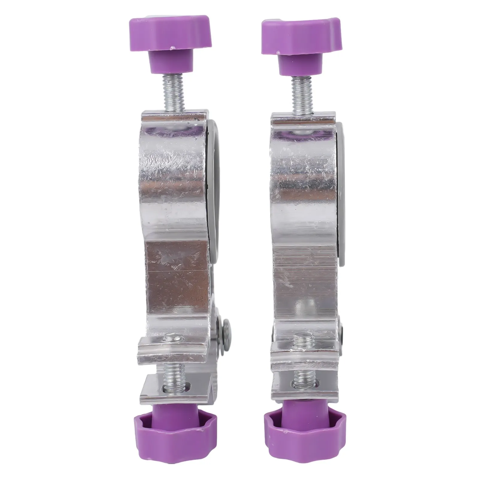 2 Pcs Clip On Mount for Garden Chair Umbrella Holder with Lock Closure for Patio Balcony Deck Fishing Chair Tube 25mm