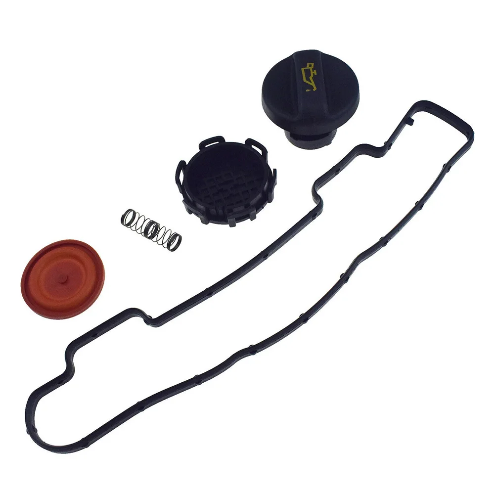 Tapa de la válvula PCV del motor con membrana, tapa de balancines y tapa de llenado de aceite para Ford, Volvo, Berlingo, C2, C3, C5 2002-2016