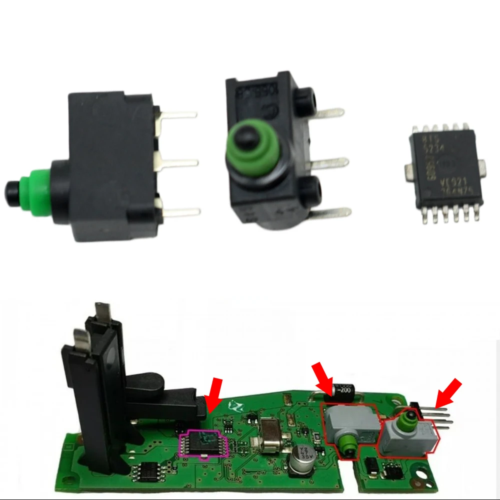ELV Electronic Steering Column Lock Control Module Repair Kit Relays Chip Micro Switch For Audi A4 A5 2008-2015 A7 2011-2017