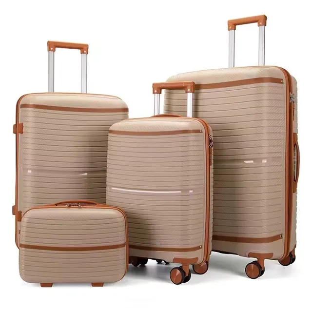 4-Piece Luggage Set Large Capacity Spinner Wheel Suitcase Carry On New Travel Baggage 3 4-Piece Luggage Set Large Capacity Spinner Wheel Suitcase Carry On New Travel Baggage – view 3