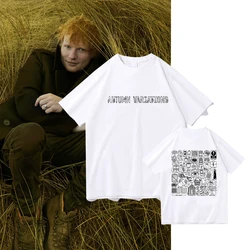 Ed Sheeran Autumn Variations Album Shirt Cover 90S Short Sleeve T Shirt for Fans Tops Gift