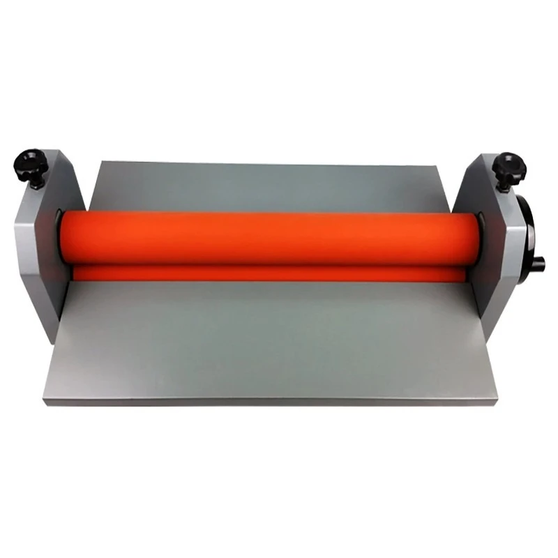 Manual Cold Laminator Machine Hand Crank Laminating Machine for Photo Adhesive Film KT Board Glass Poster Film Applicator
