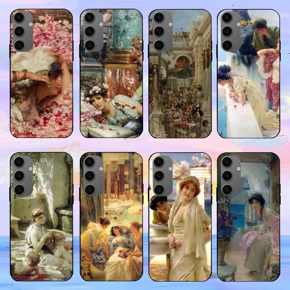 Lawrence Alma-Tadema Art Phone Case For Samsung Galaxy S21 S22 S23 S30 Note 10 20  Plus Lite FE ULTRA Shell