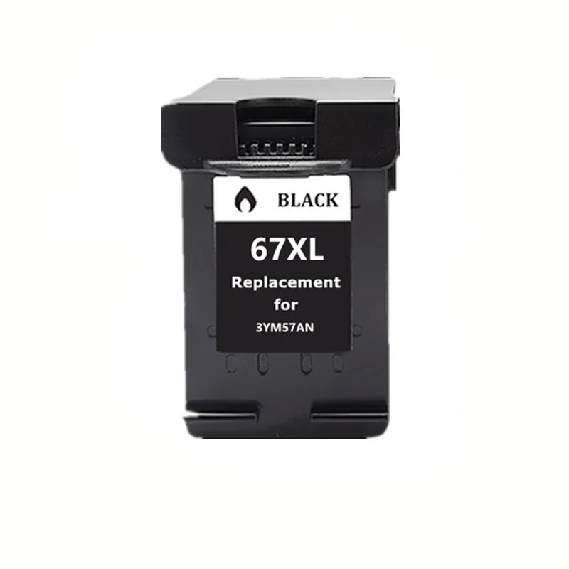Восстановленный картридж для струйной печати HP67 67XL для принтера HP 67 ENVY 6052 6055 6058 Deskjet 1225 2732
