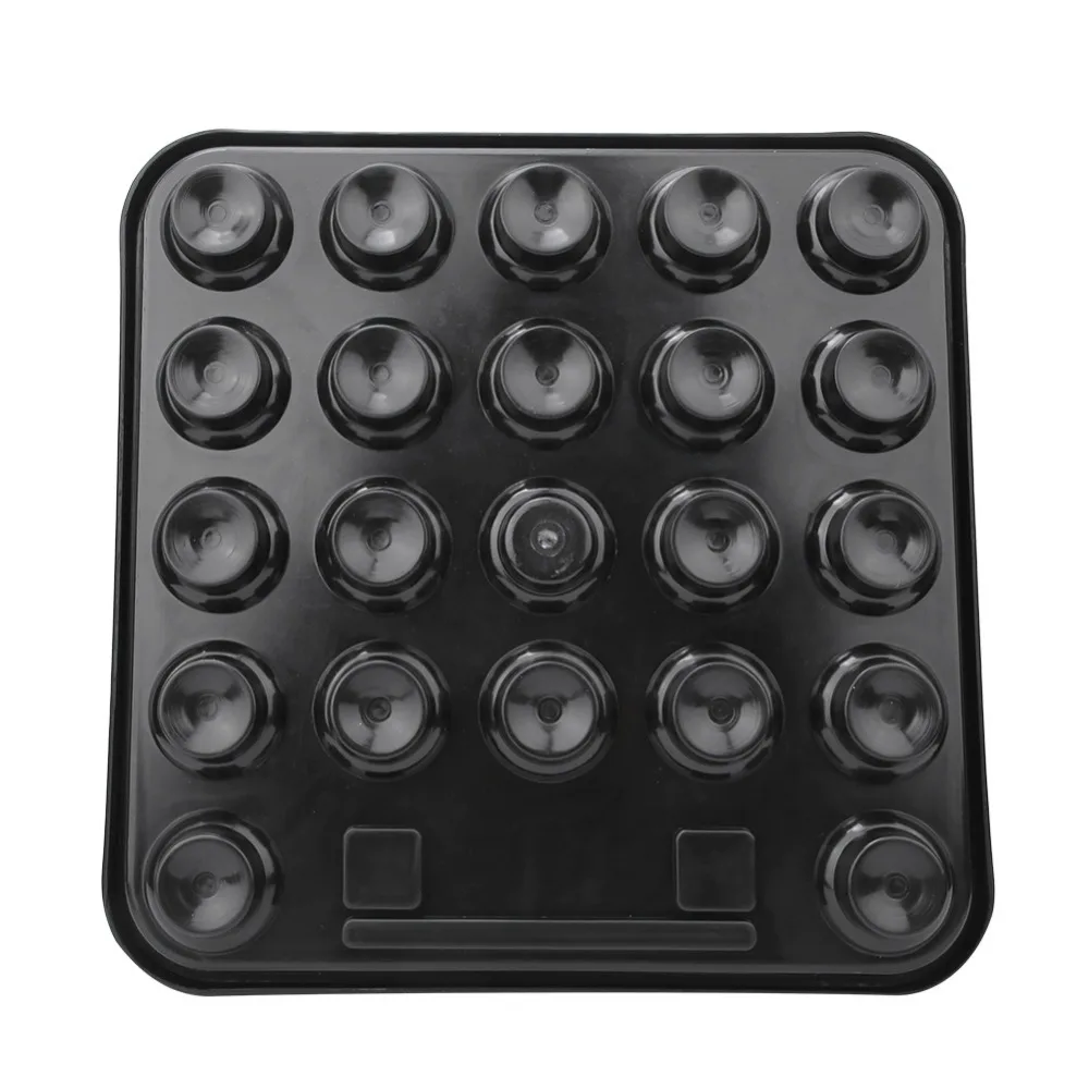 Plastic Billiard Ball Tray Black Space Saving Black Plastic Billiard Ball Molded Easy to Clean Snooker Ball Tray
