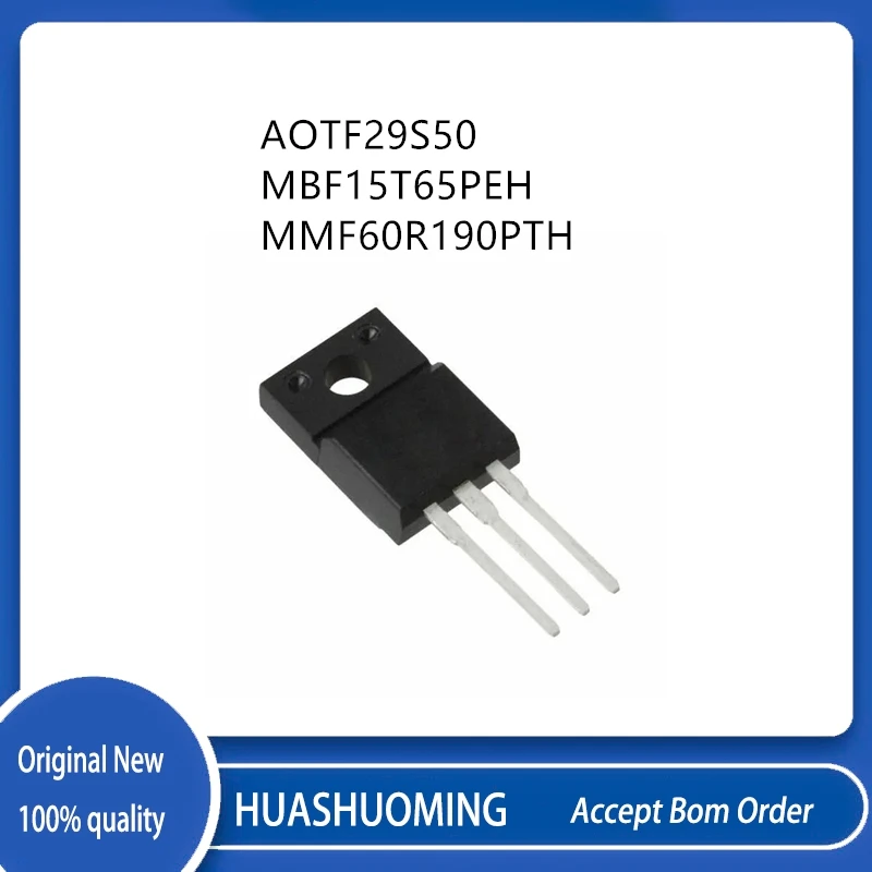 10Pcs/Lot TF29S50 AOTF29S50 MBF15T65PEH 15T65PEH 60R190P MMF60R190PTH TO-220F