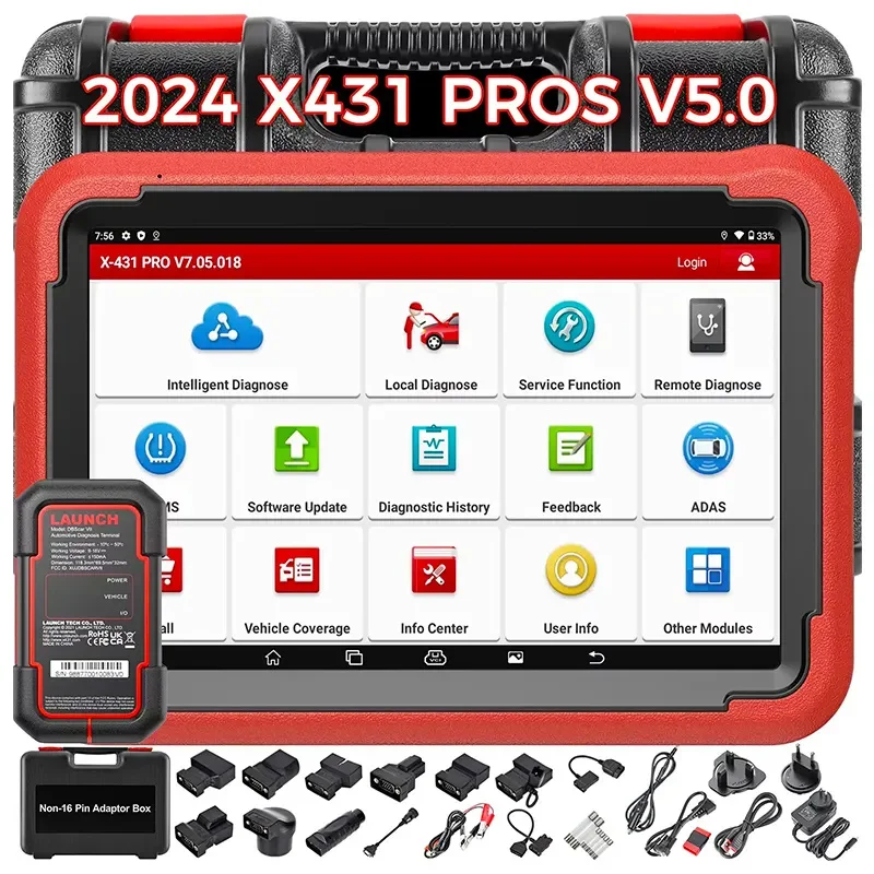 2026 X431 PROS V5.0 OBD2 Diagnostic Scanner Automotive OBD OBDII Code Reader Scan Tool Full System