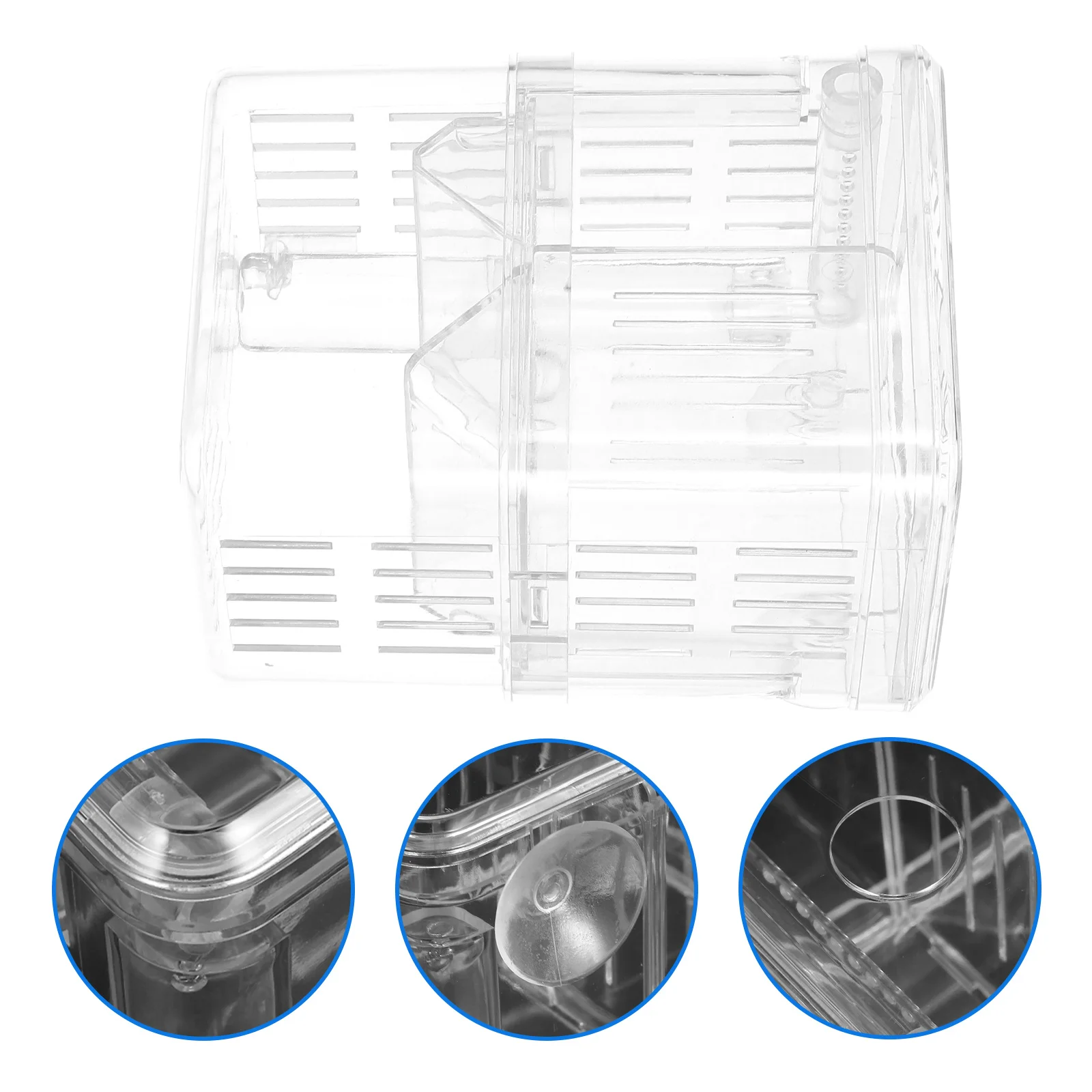 

Double Layer Fish Breeding Box Pneumatic Aquarium Breed Box Transparent Isolation Hatchery Incubator Shrimp Betta Fish Tank