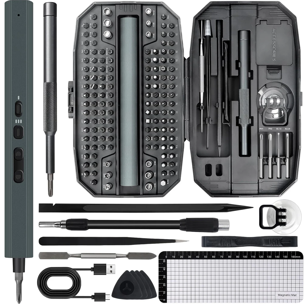 

Upgraded handheld electric precision screwdriver, one click start, sensitive response, easy to use