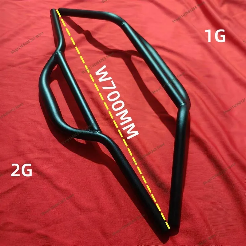 31.8 700Mm Bicycle Lift Bar Handle Aluminum Alloy Reinforced Handlebar High Rise