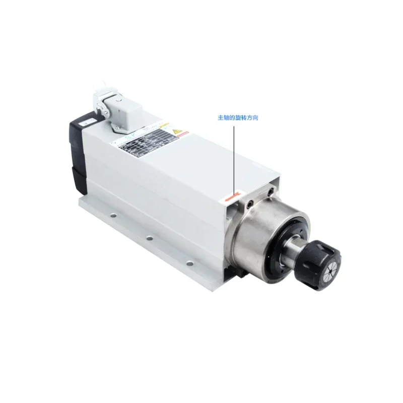 เครื่องแกะสลักแกนมอเตอร์ระบายความร้อนด้วยอากาศ2.2KW 3.5KW ความเร็วสูงอุปกรณ์มอเตอร์แกนหมุนสำหรับเครื่องแกะสลัก ER25 CNC
