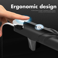 Continuous Fire Button for Phone Game Triggers Mobile Controller Adjustable Length Gaming Accessories Wide Compatibility