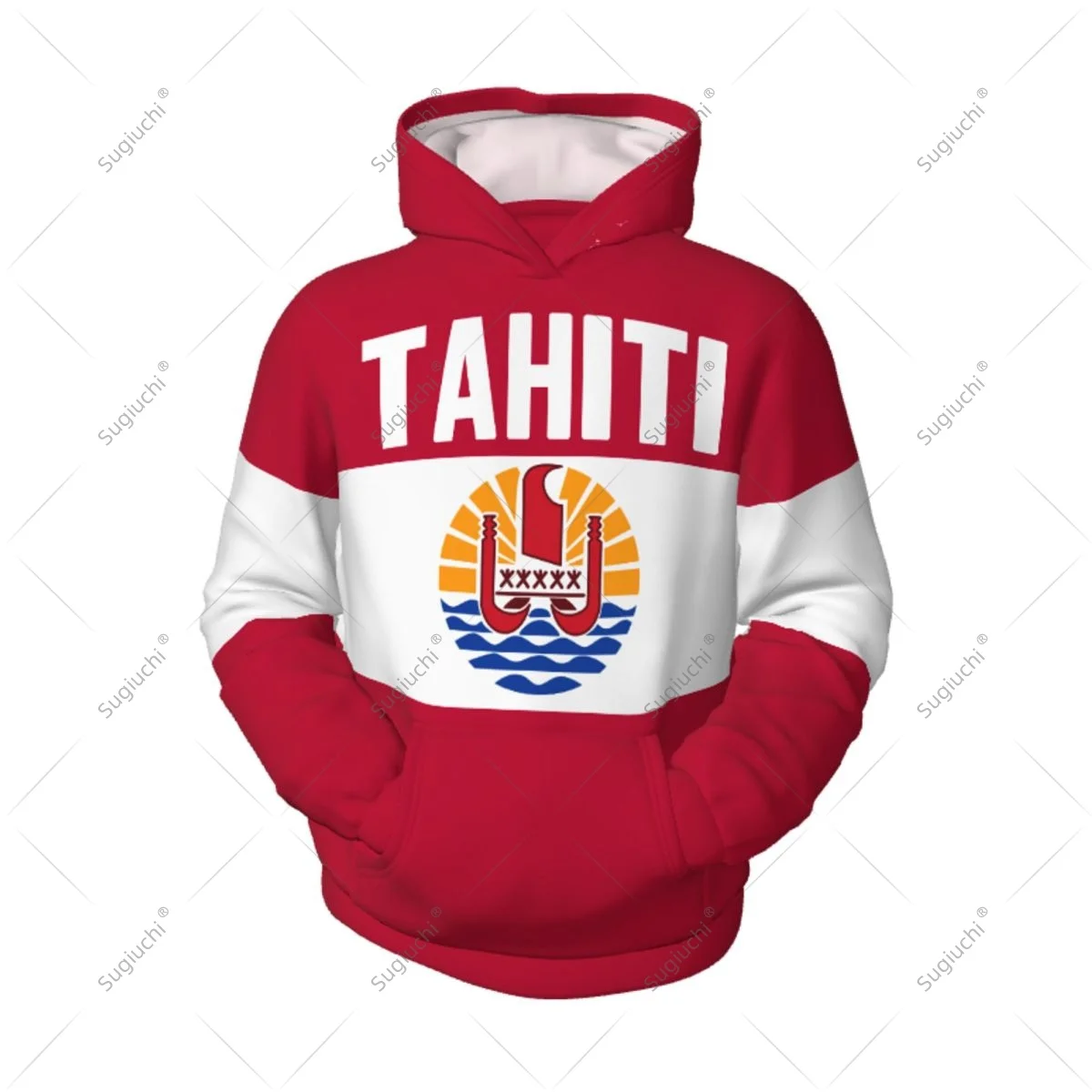 

Унисекс 3D худи для подростков с флагом Таити, детская толстовка для мальчиков и девочек, пуловер, худи из полиэстера