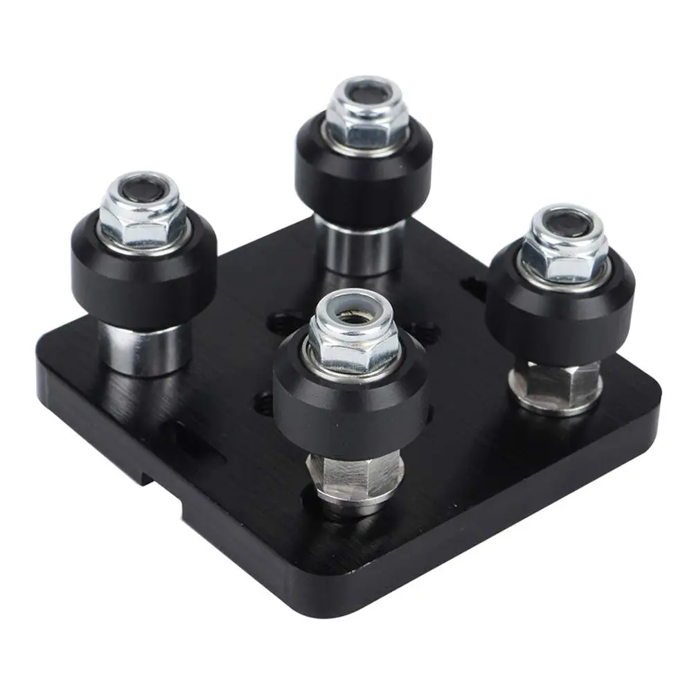 

European 2040 Aluminum Profile Pulley for Rail Gantry Plates 3D Printer Accessories Lightweight Compact Easy Installation