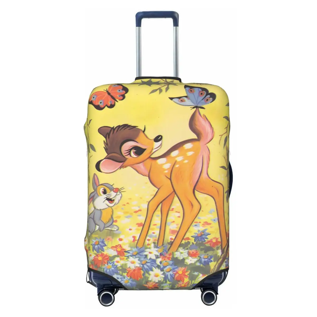 

Custom Bambi Luggage Cover Elastic Kawaii Cartoon Anime Travel Suitcase Protective Covers Suit For 18-32 inch