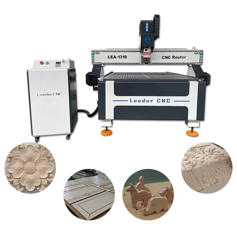 Jinan Leedercnc 3d Engraving Machine Wood Board Engraving Machine Furniture Production Machine