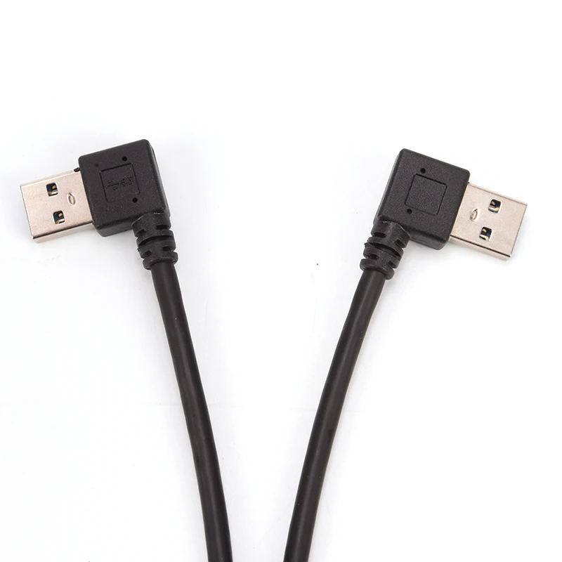 Universal Left/right USB 3.0 Male A To Female A Up Angle 90 Degree Extension Data Sync Cord Cable USB Extension 20cm Cable