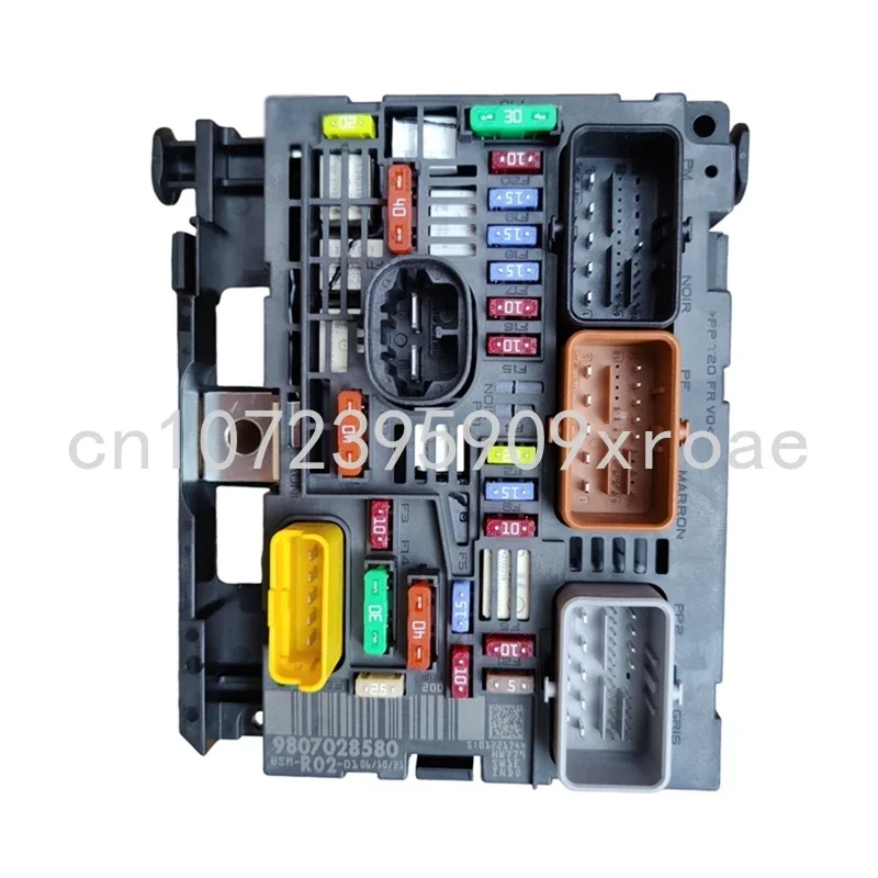 Imagem -06 - Módulo Bsm Caixa de Fusíveis para Peugeot 9807028580 R02 R19 5008 407 3008 Rcz Citroen c4 Picasso c5 c6