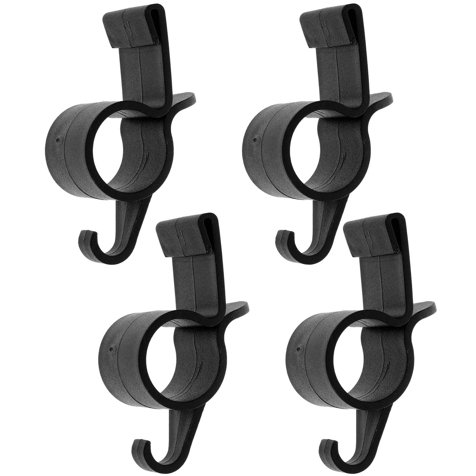

4Pcs Umbrella Storage Holder Car Trunk Bracket Towel Hook Organizer Sturdy Structure Easy Setup Vehicle Interior Accessory