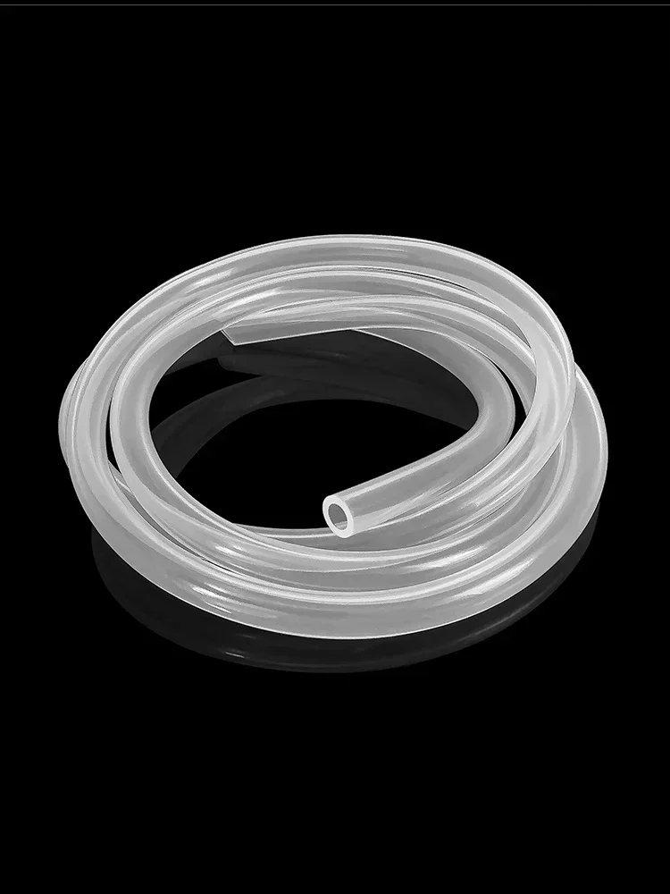 Tuyau en silicone transparent non toxique ID 2-14 mm de qualité alimentaire résistant à la température facile à nettoyer flexible pour la boisson et la plomberie