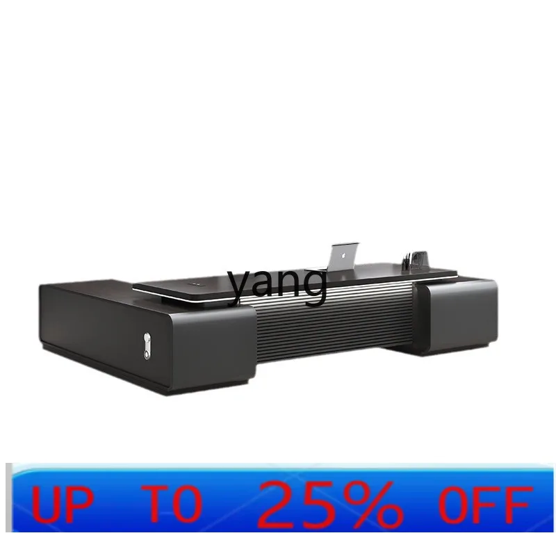 LTT office desk and chair combination boss light luxury sense simple modern president manager room furniture