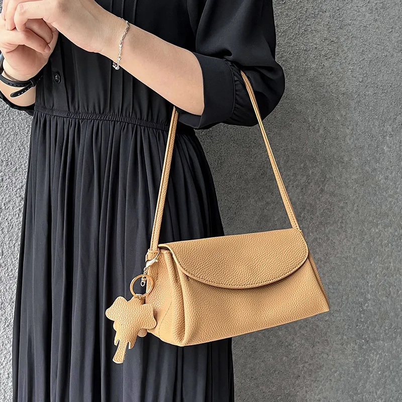 AIGO Elegant One Shoulder Bucket Bag Luxury Designer Crossbody Bags For Female Armpit Handbag Phone Pouch сумка женская bolsos