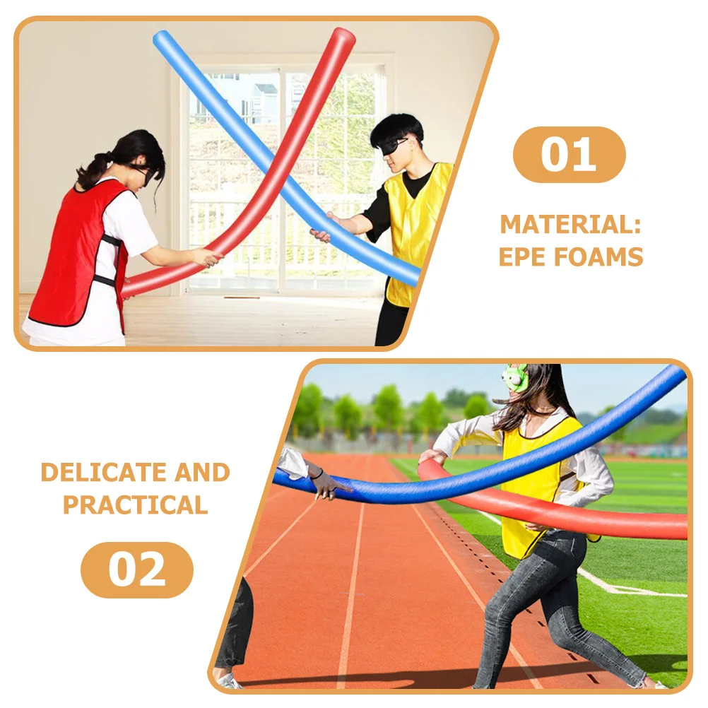 3Pcs Floating Foam Sticks Pool Noodles Flexible Epe Material for Swimming Training Water Fun Swimming Pool Foam Sticks