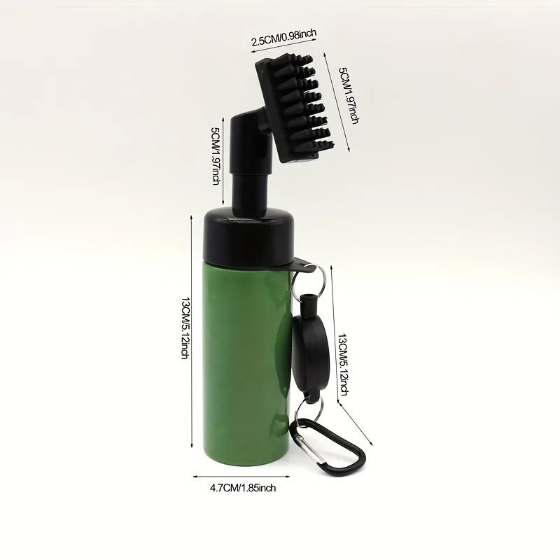 Golf Club Groove Brush Cleaner Tube With Leakproof Reservoir Squeeze Bottle For Easy Cleaning Golf Accessories Tool Set