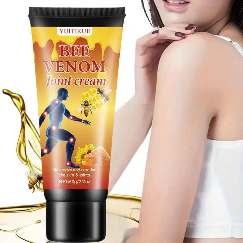 كريم مفصل سم النحل - لوشن مرطب مهدئ مضاد للحساسية مع العسل والكولاجين، رائحة طازجة لجميع أنواع البشرة