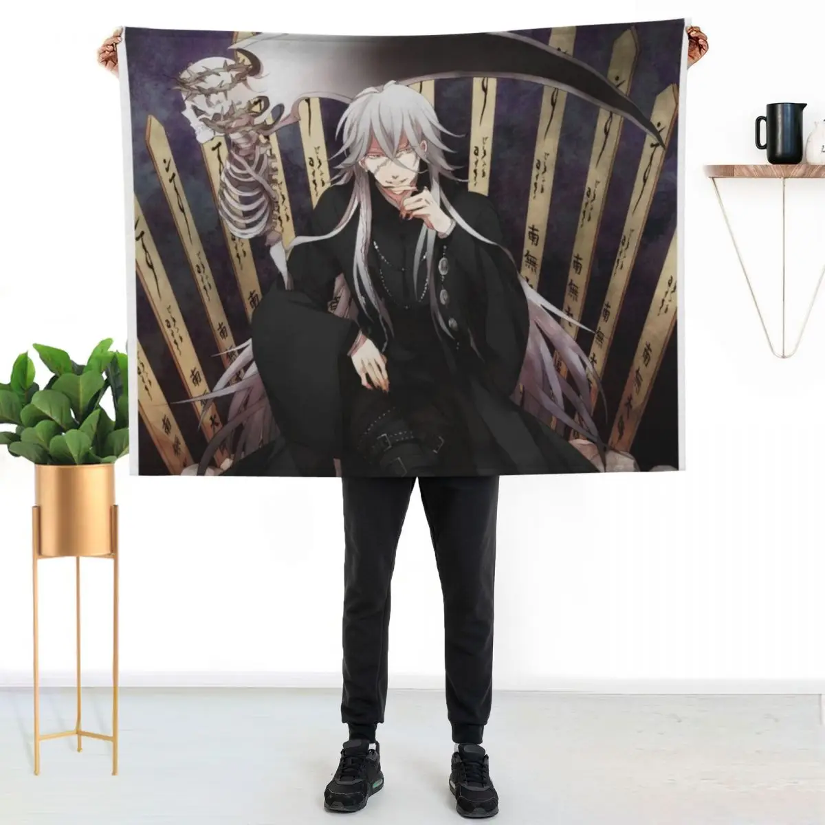 Undertaker Throw Blanket Fashion Sofas Cute Summer Beddings Decorative Sofas halloween Summer Blankets