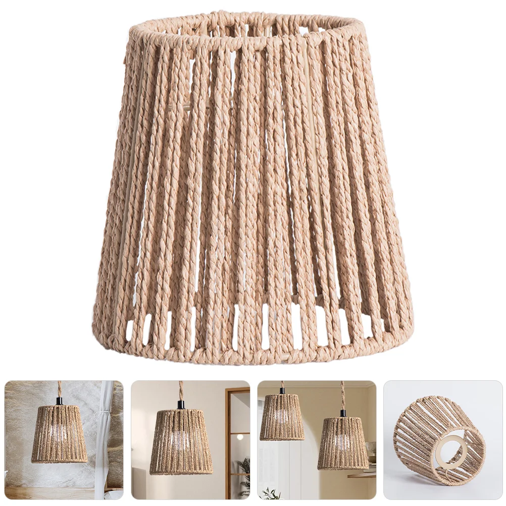 Rope Lampshade Lampshades for Ceiling Rustic Decoration Light Cover