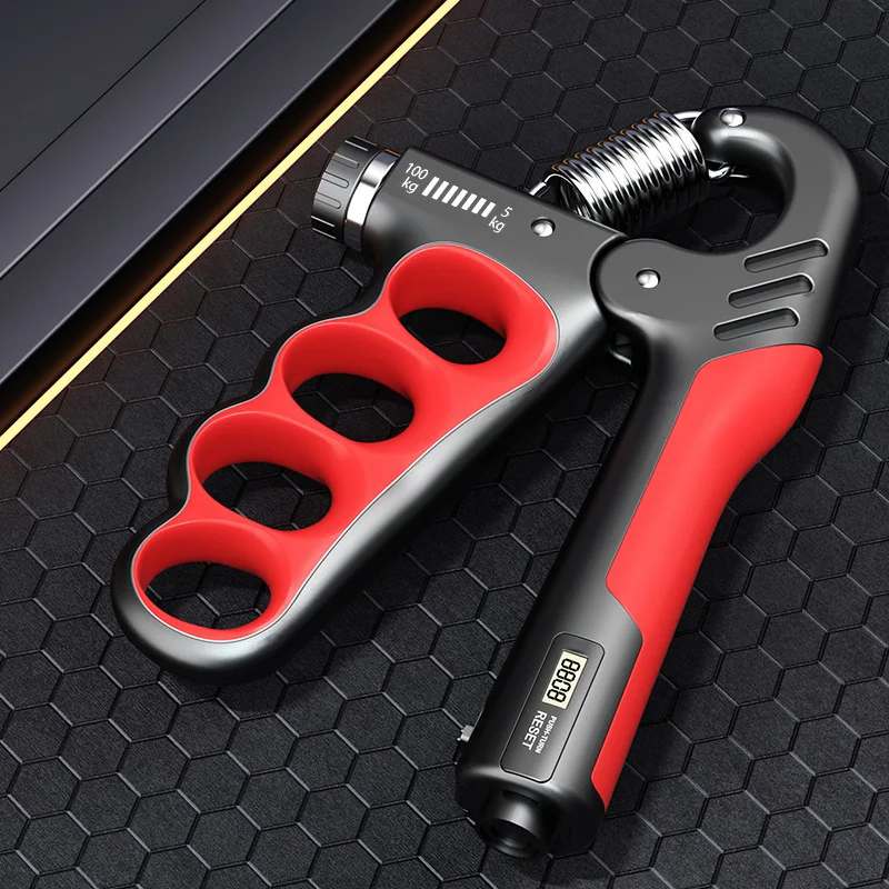 

Herringbone five-finger gripper electronic counting gripper arm strength training finger trainer sporting goods