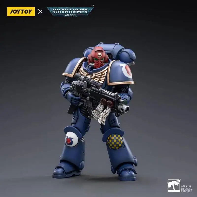 

Коллекционная подвижная фигурка JOYTOY Ultramarines Primaris Lieutenant Agarnath 12 см для фанатов Warhammer 40K