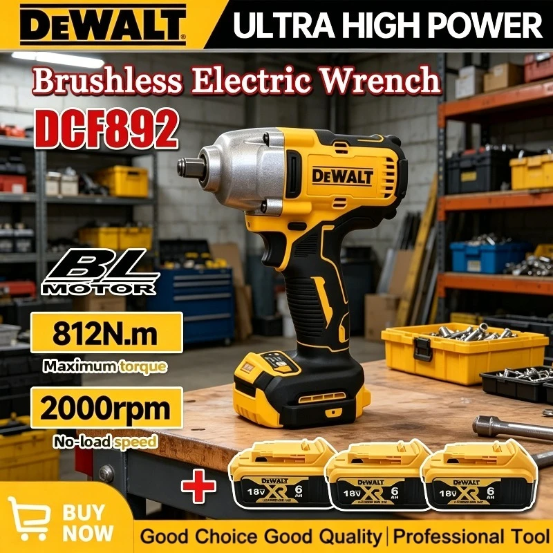 dewalt-dcf892-–-cle-electrique-sans-balais-a-couple-eleve-de-1-2-pouces-visseuse-a-percussion-a-3-vitesses-outils-electriques-pour-reparation-automobile-pour-batterie-dewalt