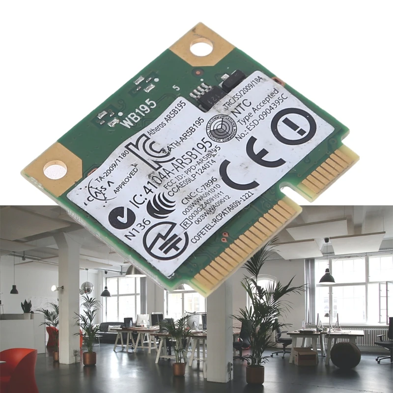 WiFi Tốc Độ Cao Không Dây Và BT Adapter Thẻ DW1702 AR5B195 Card Mạng Bluetooth Tương Thích Dropship