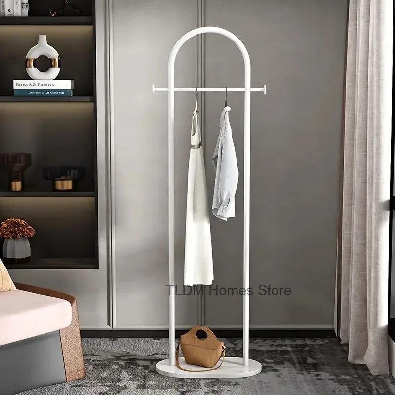 Luxury Nordic Coat Rack Floor Metal Hanger Modern Clothing Rack Bedroom Wrought Iron Clothes Rack Stand Simple Home Furniture