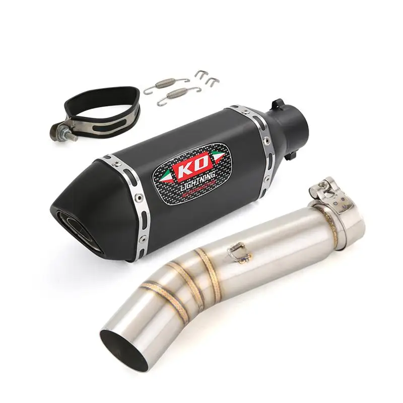 

Motorcycle Exhaust Middle Link Pipe 51mm Muffler Stainless Steel Escape DB Killer For Honda CBR500 CB500X CB500F 2013-2019