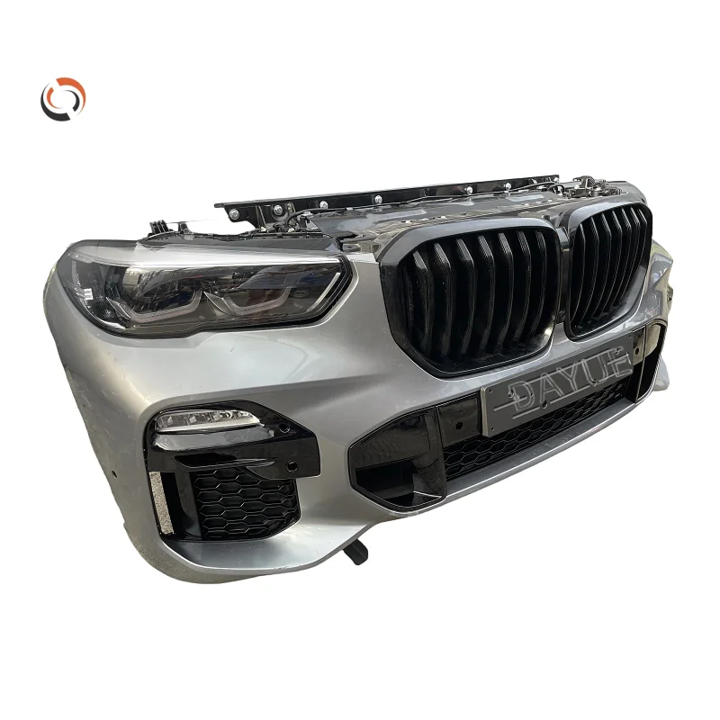 2019-2022 B-MW G05 X5 Front Bumper Assembly Features High Quality Front Bumper Headlights Hot Sale G05 Body Kit