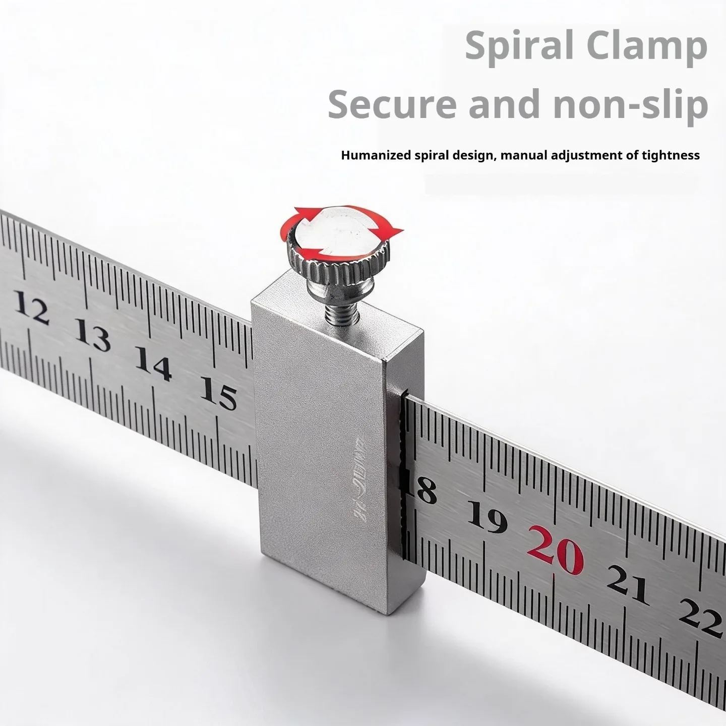 15/20/30/40cm Woodworking Dedicated Steel Rule Limiter Stop Block Adjustable Stainless Steel Position Locator Precise Measuring