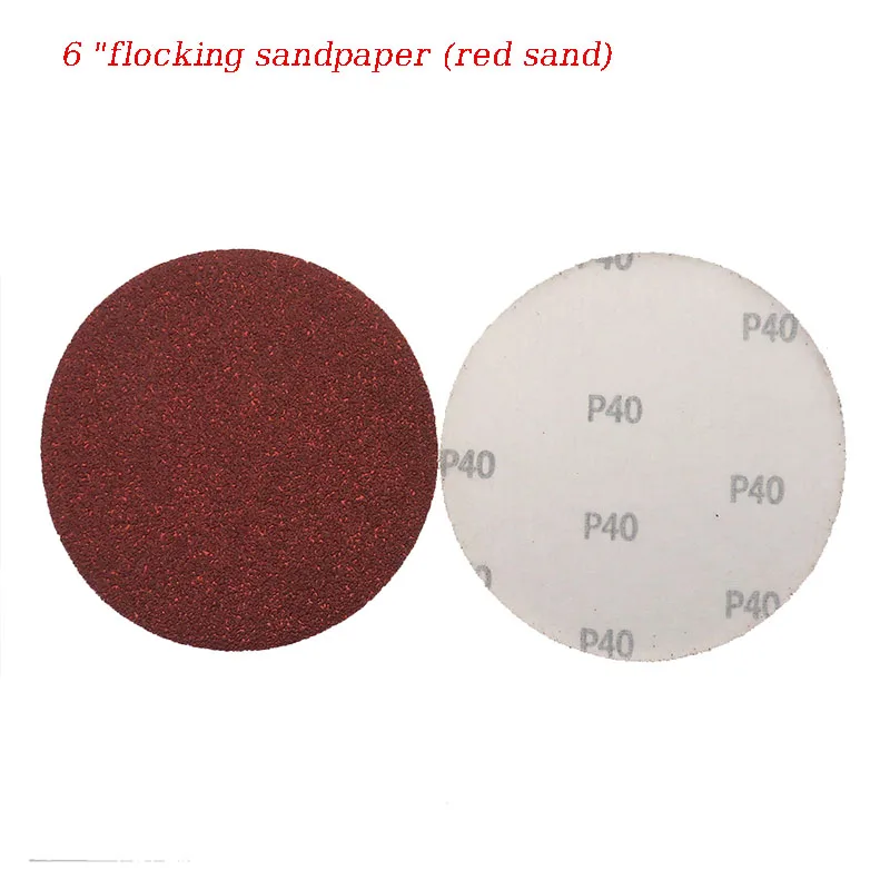 6 Inch 150mm Roll Lock R-Type Quick Change Discs Red Grain Sanding Disc Metal Surface Conditioning Die Grinder Accessories