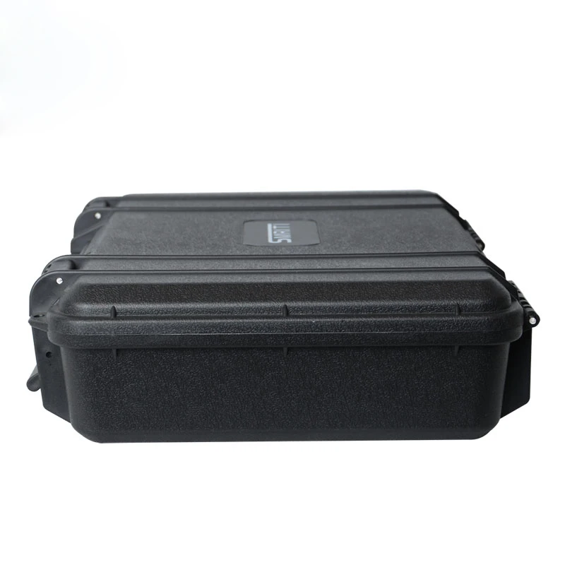 Plastic Portable Computer Storage Case Suitcase Hardware Toolbox Equipment Box With File Pocket and Pre-Cut Foam