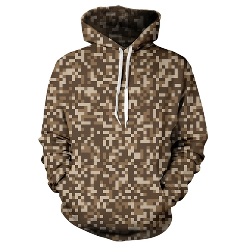 

Осенне-зимняя мужская толстовка с 3D камуфляжным принтом, унисекс, толстовка с капюшоном, уличная одежда, косплей, Harajuku Y2k, мужская одежда