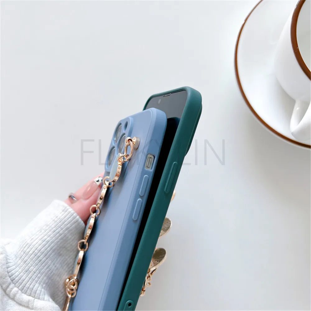 INS Love Heart Bracelet Phone Case For Xiaomi Redmi Note 12 11 Pro 11S 10C A1 Plus Mi 12C 12Lite 11T 12T Poco X3 M4 Pro Cover