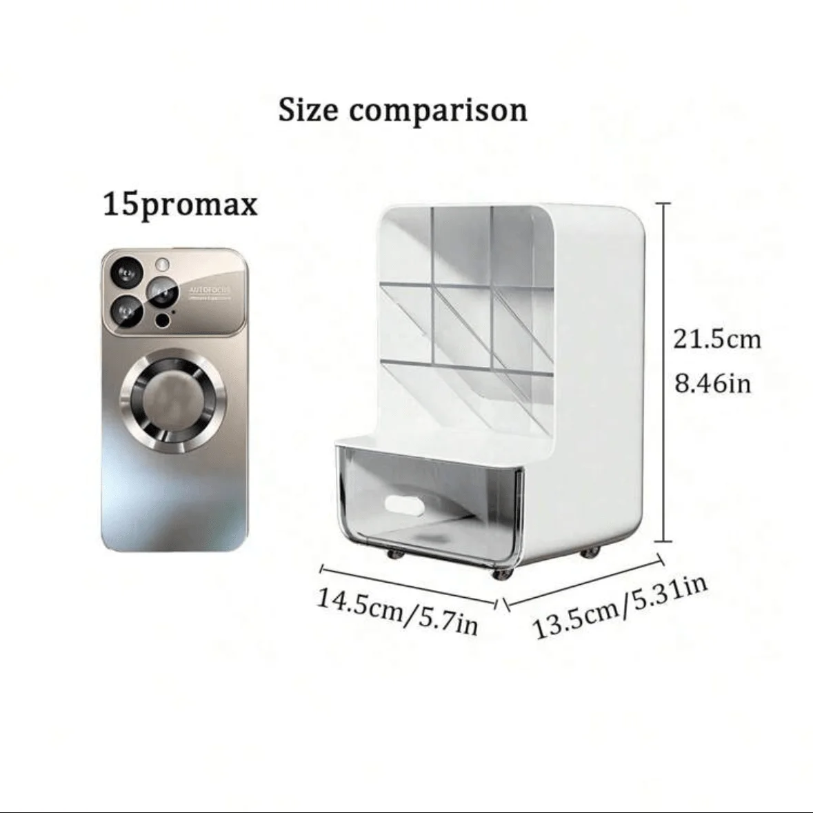 حامل أقلام مائل خفيف الوزن - منظم مكتب موفر للمساحة لقرطاسية المكتب/الطلاب (العودة إلى المدرسة) #2