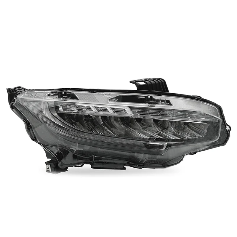 

2X крышка объектива правой фары для Honda Civic 2016, 2017, 2018, 2019, светодиодная линза для фар, абажур, крышка для автоматического освещения