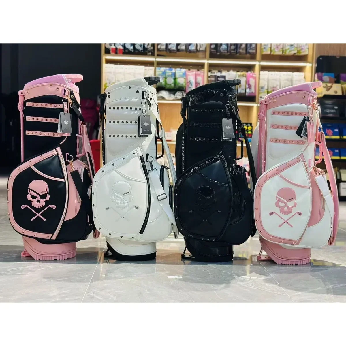 2024 nowa torba do golfa moda na nity Caddy Bag mężczyźni i kobiety para lekkich Golf wysokiej jakości torba stojąca rozjaśnia w