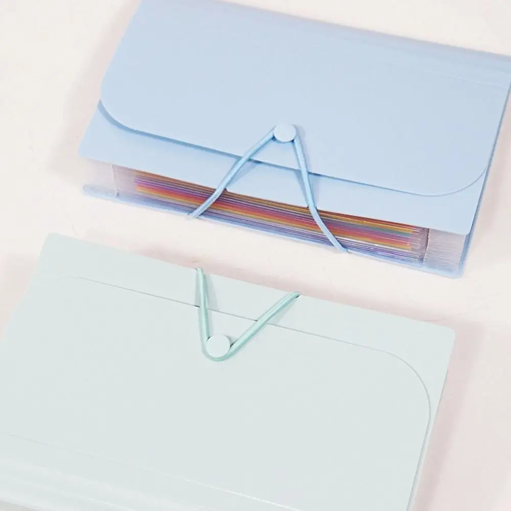 Portable 7 Layer A6 File Folder Large Capacity Waterproof Organ Bag with Index Tabs File Pouch