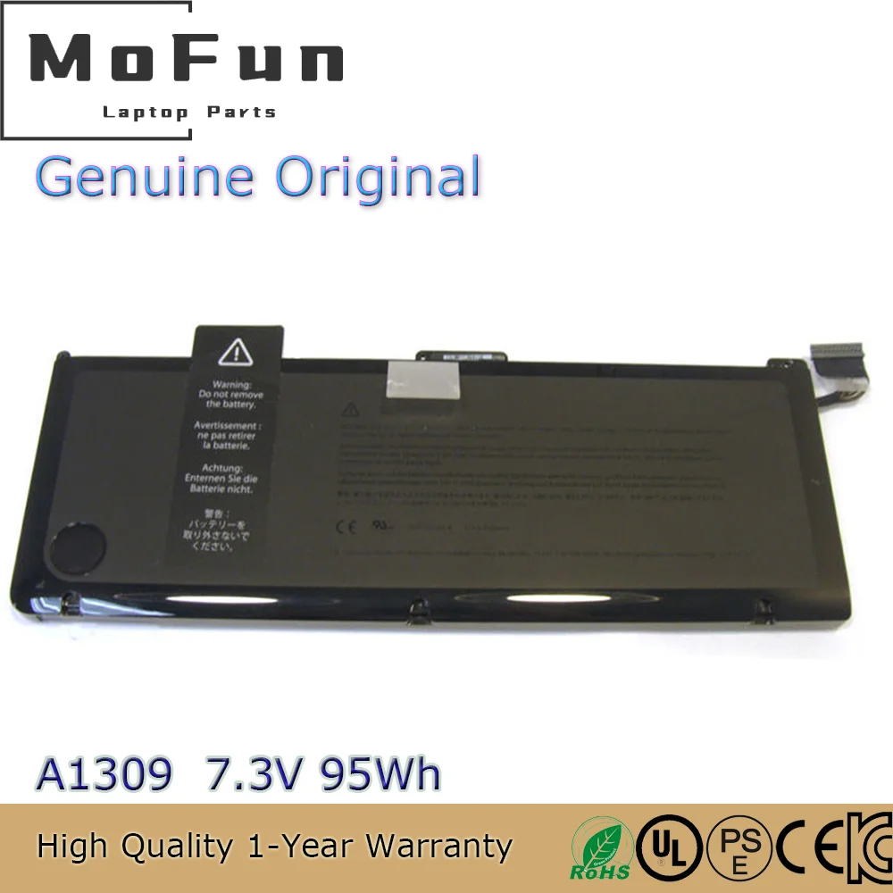 

Brand New Original A1309 7.3V 95Wh Laptop Battery for Apple MacBook Pro 17" A1297 2009 2010 MC226CH/A